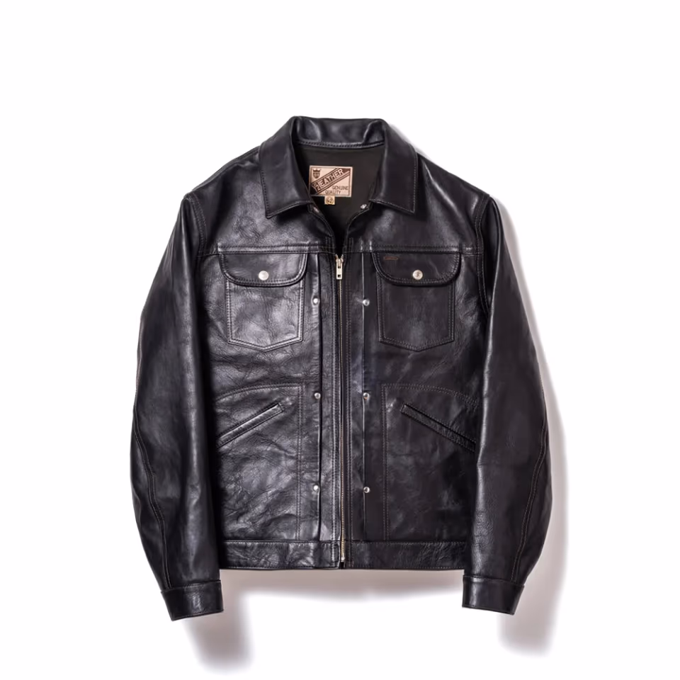 Y'2 Leather | Iron Tanned Horse '60s Jean Jacket – Spring Edition
