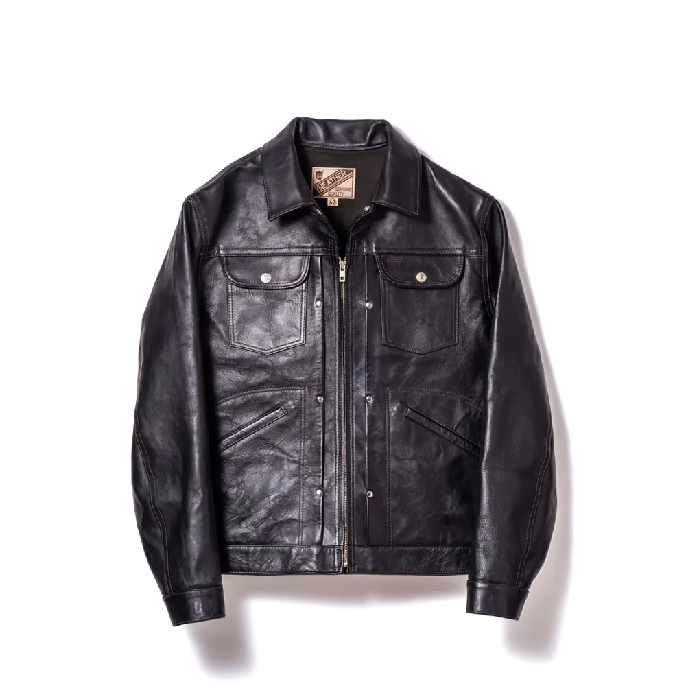 Y'2 Leather | Iron Tanned Horse '60s Jean Jacket – Spring Edition