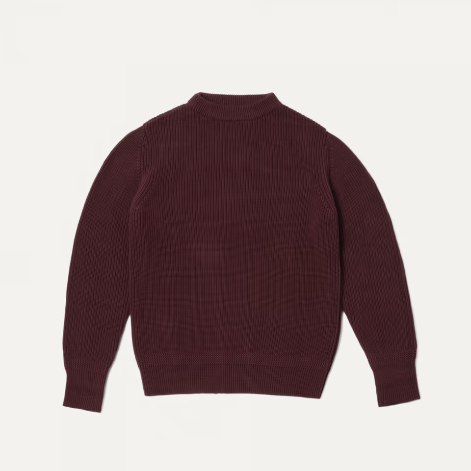 Bleu de Chauffe | Seaman Sweater Burgundy