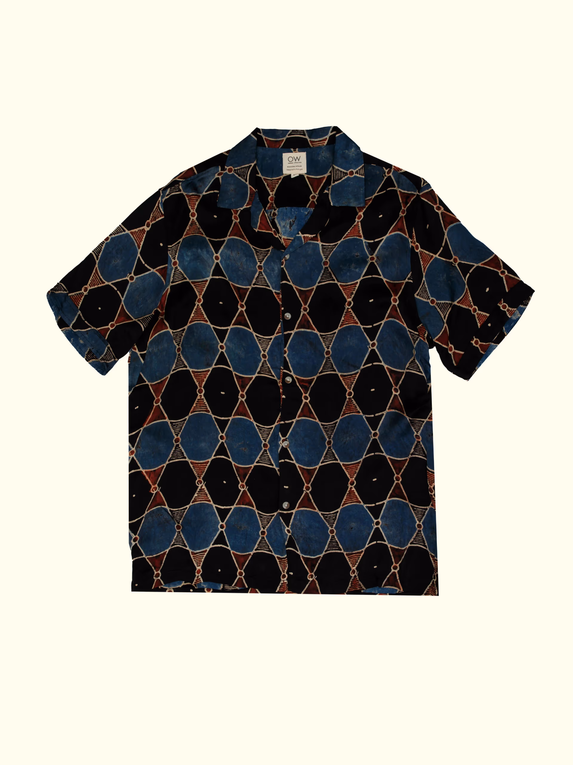 Otherwise | SCUL Hand-Printed Modal Satin Shirt