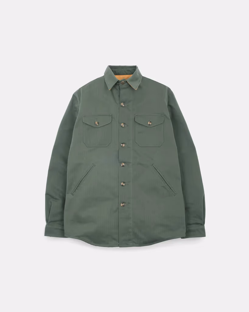 Dehen 1920  |  Crissman Overshirt - Waxed Cotton Spruce