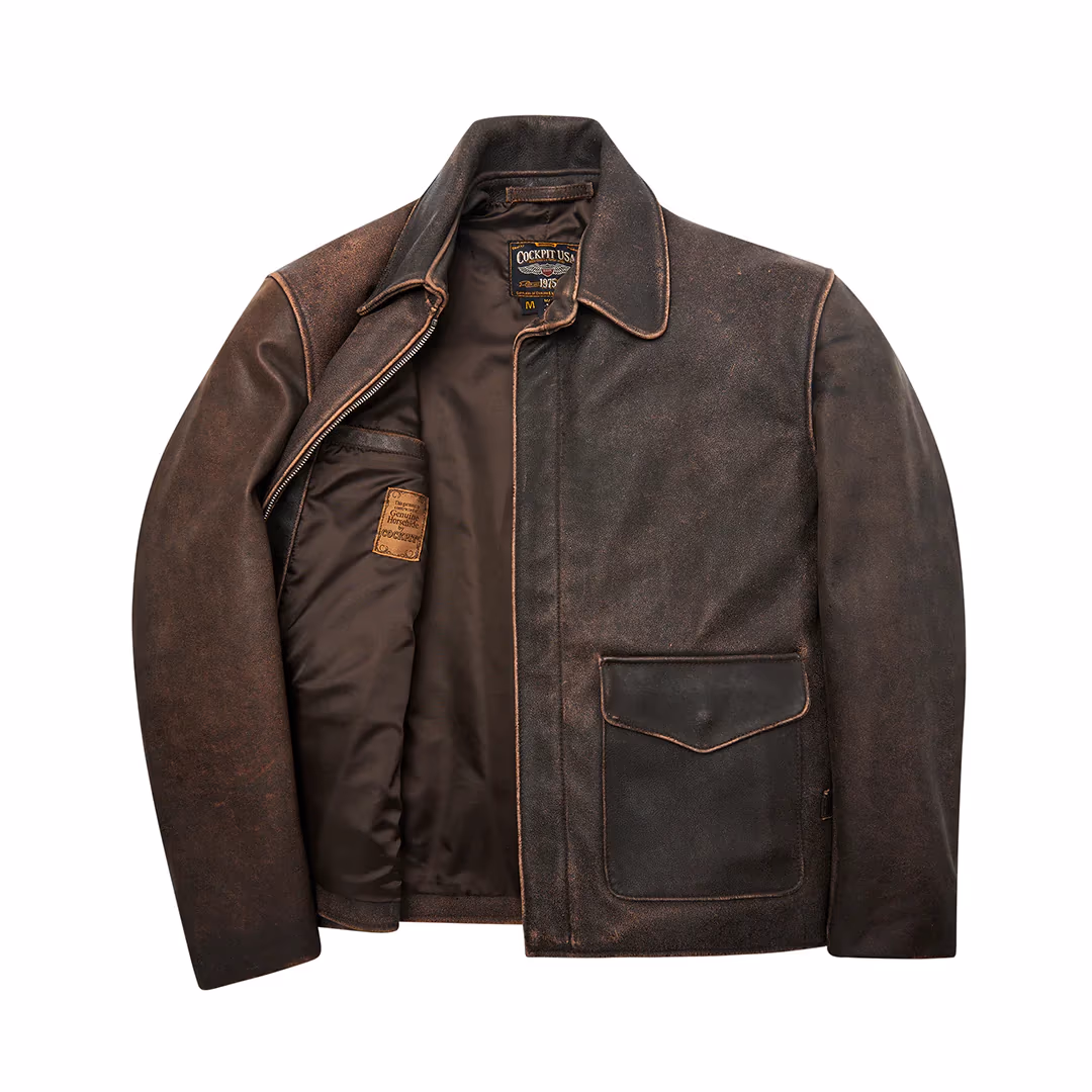 Cockpit USA | Explorer Leather Adventure Jacket