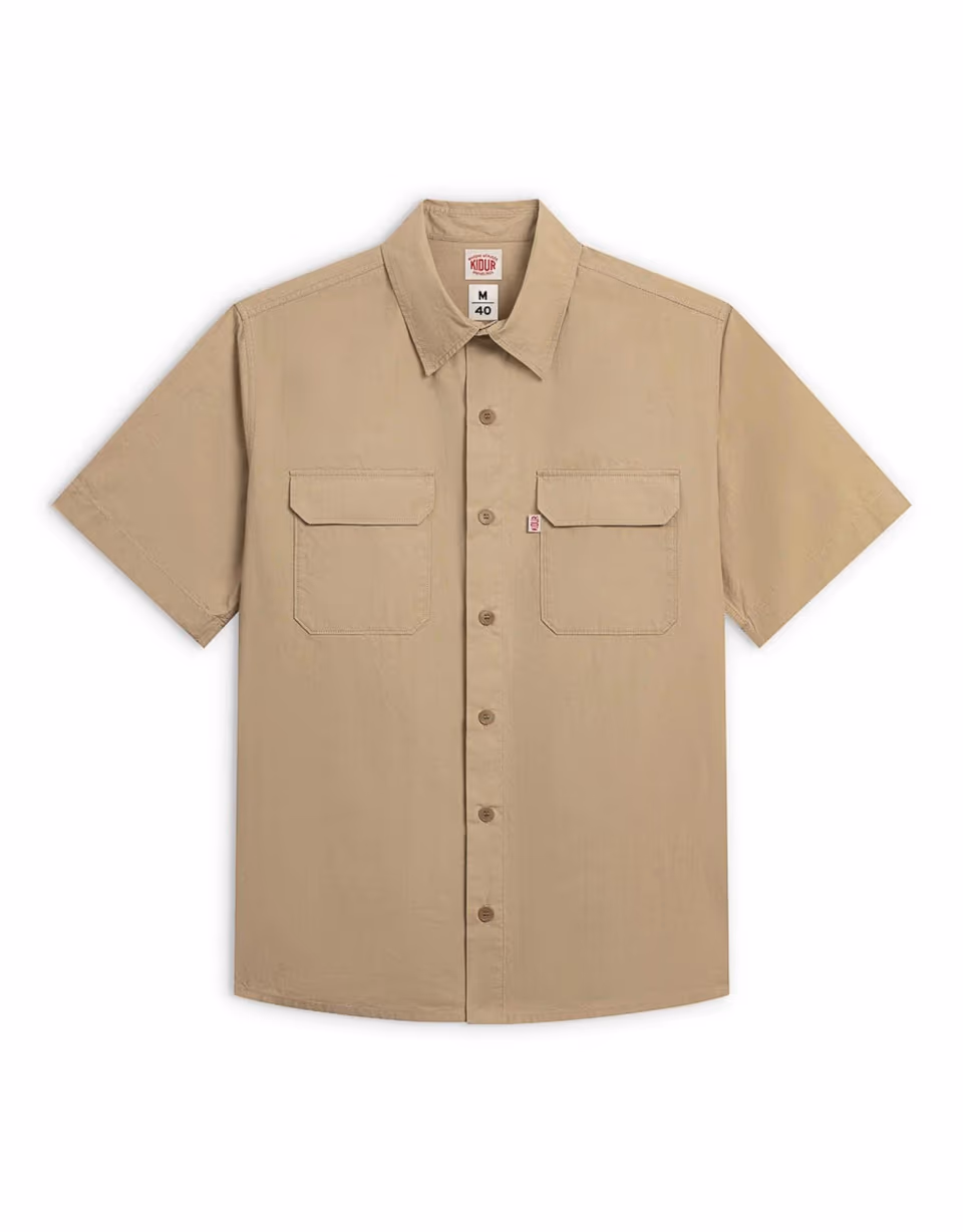 Kidur  |  Gasoline Rye Short-Sleeve Shirt