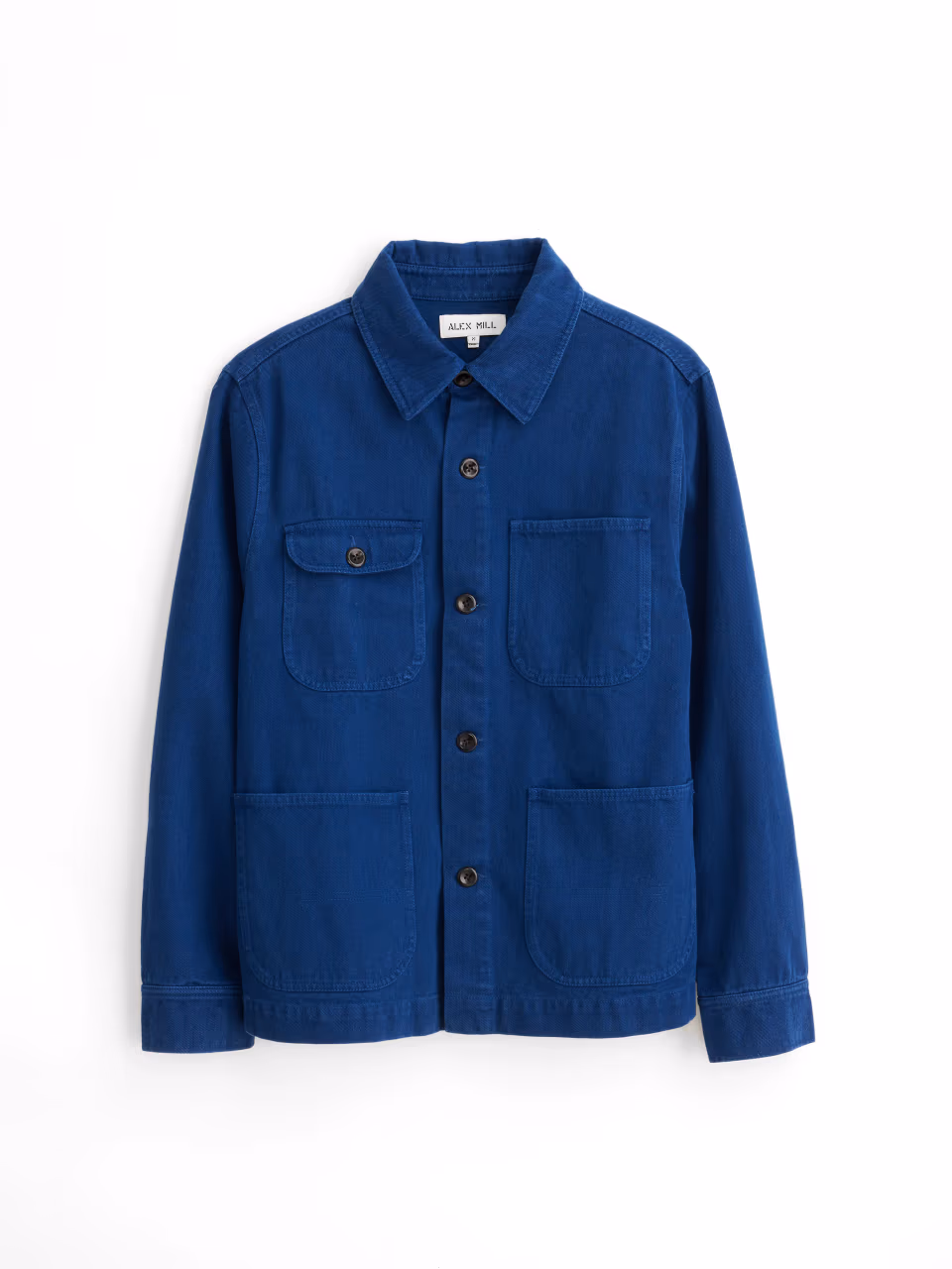Alex Mill | Garment Dyed Work Jacket In Recycled Denim