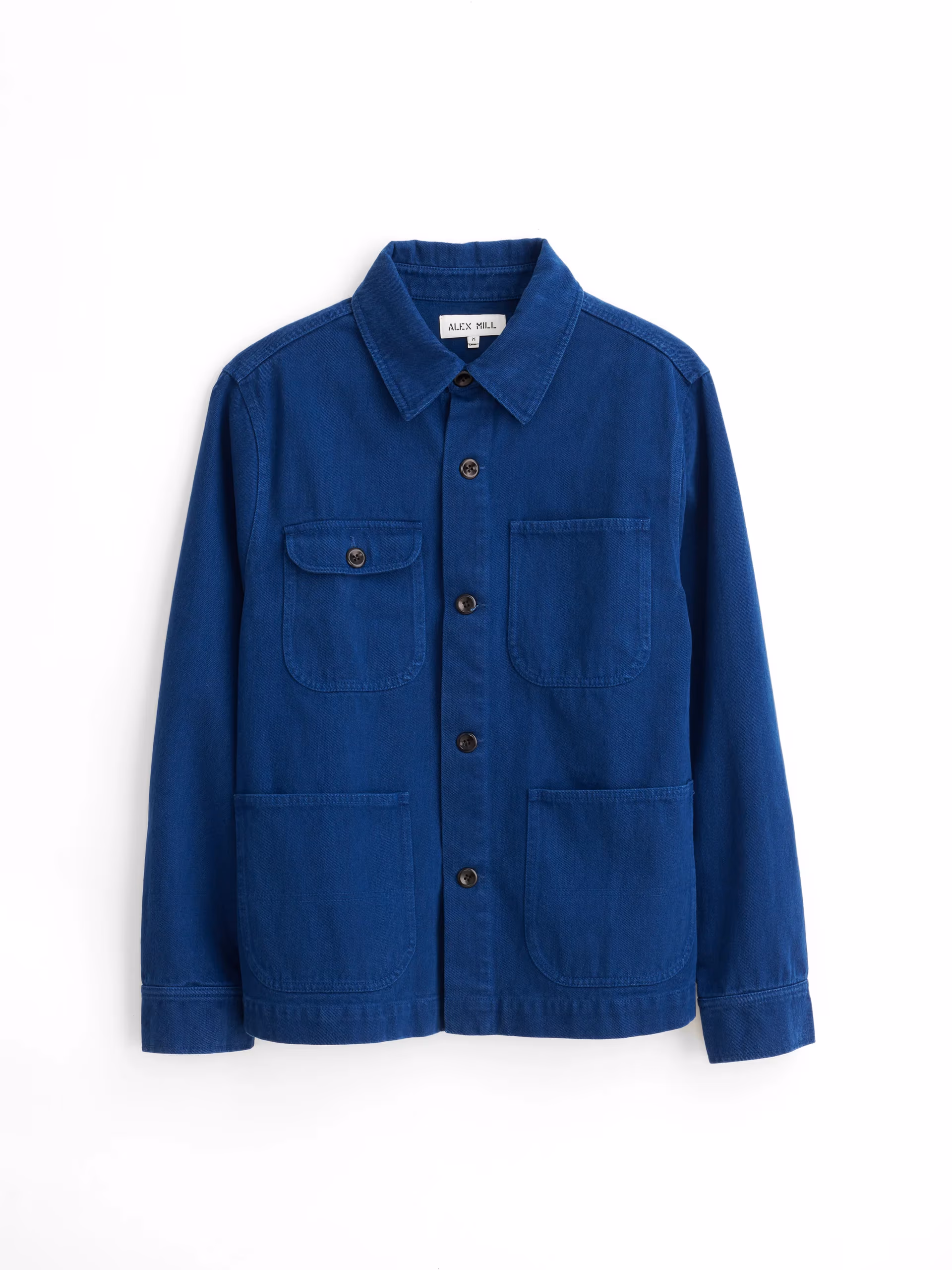 Alex Mill | Garment Dyed Work Jacket In Recycled Denim