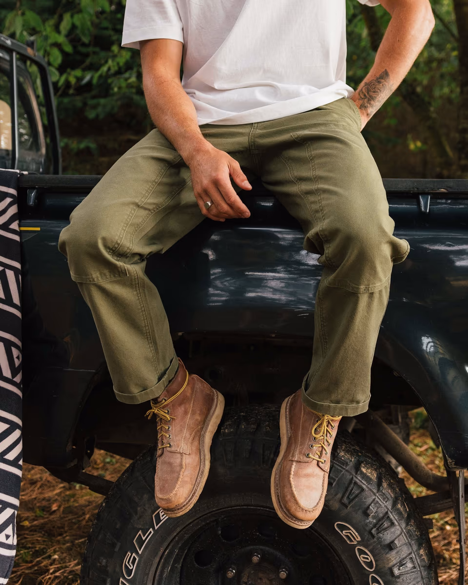Passenger | Vantage Cotton Canvas Trouser Khaki